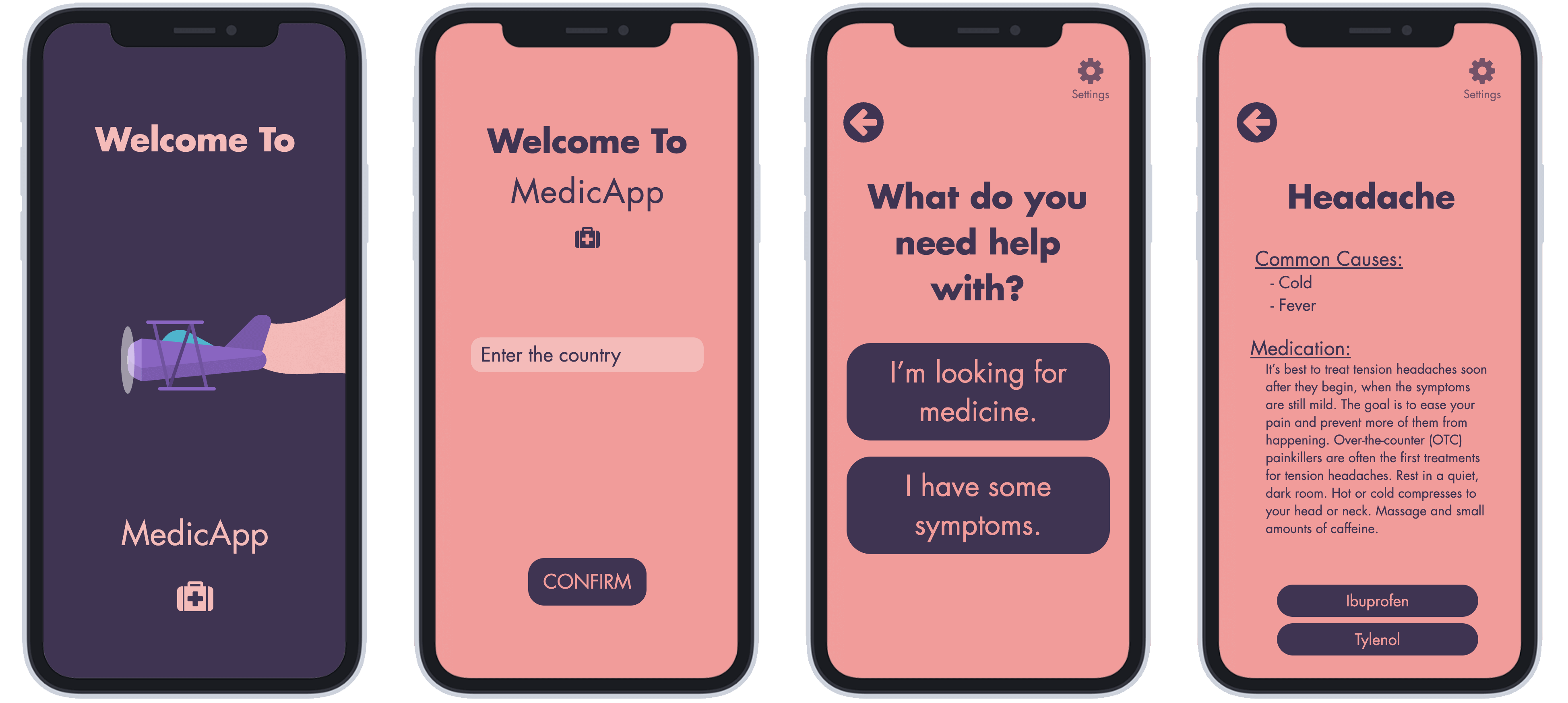 Second MedicApp Interface