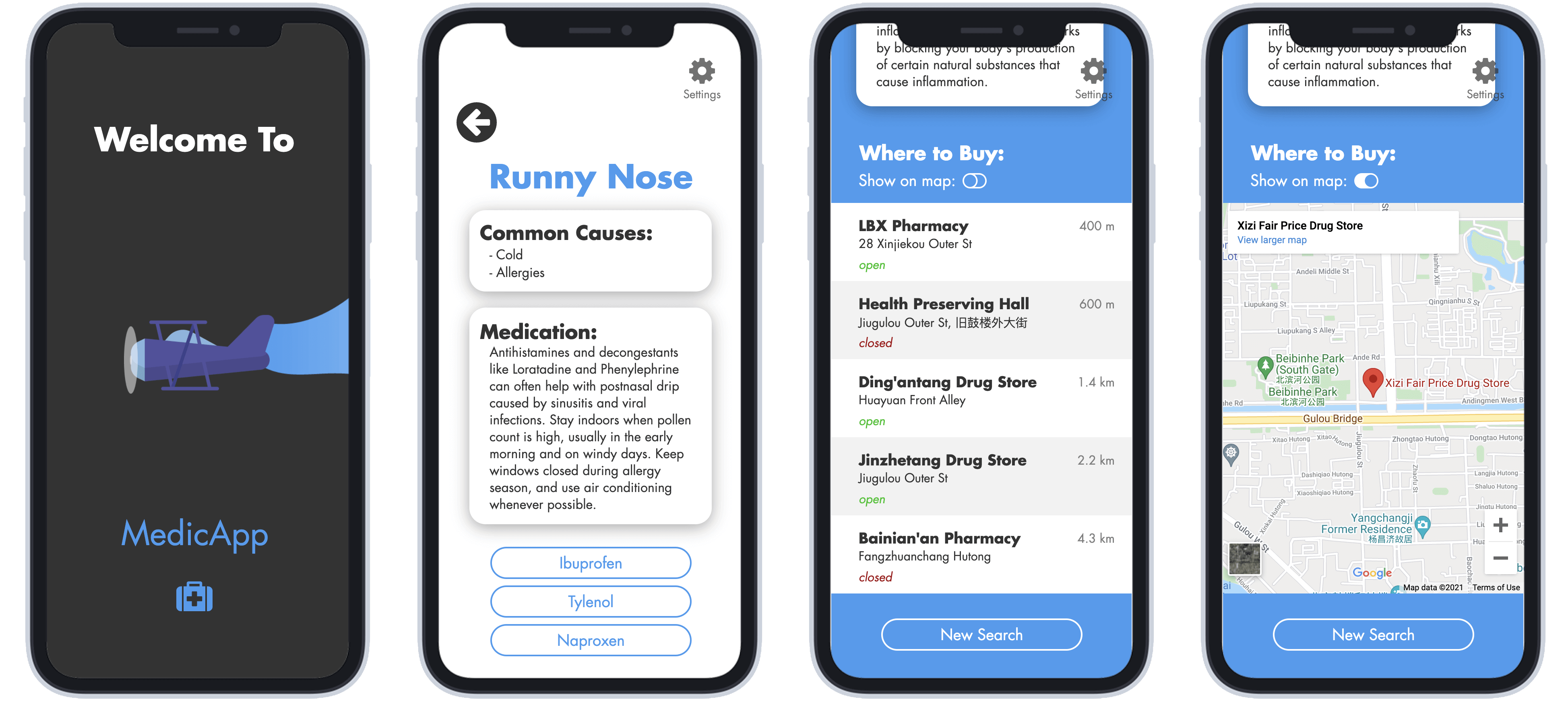 Final MedicApp Interface