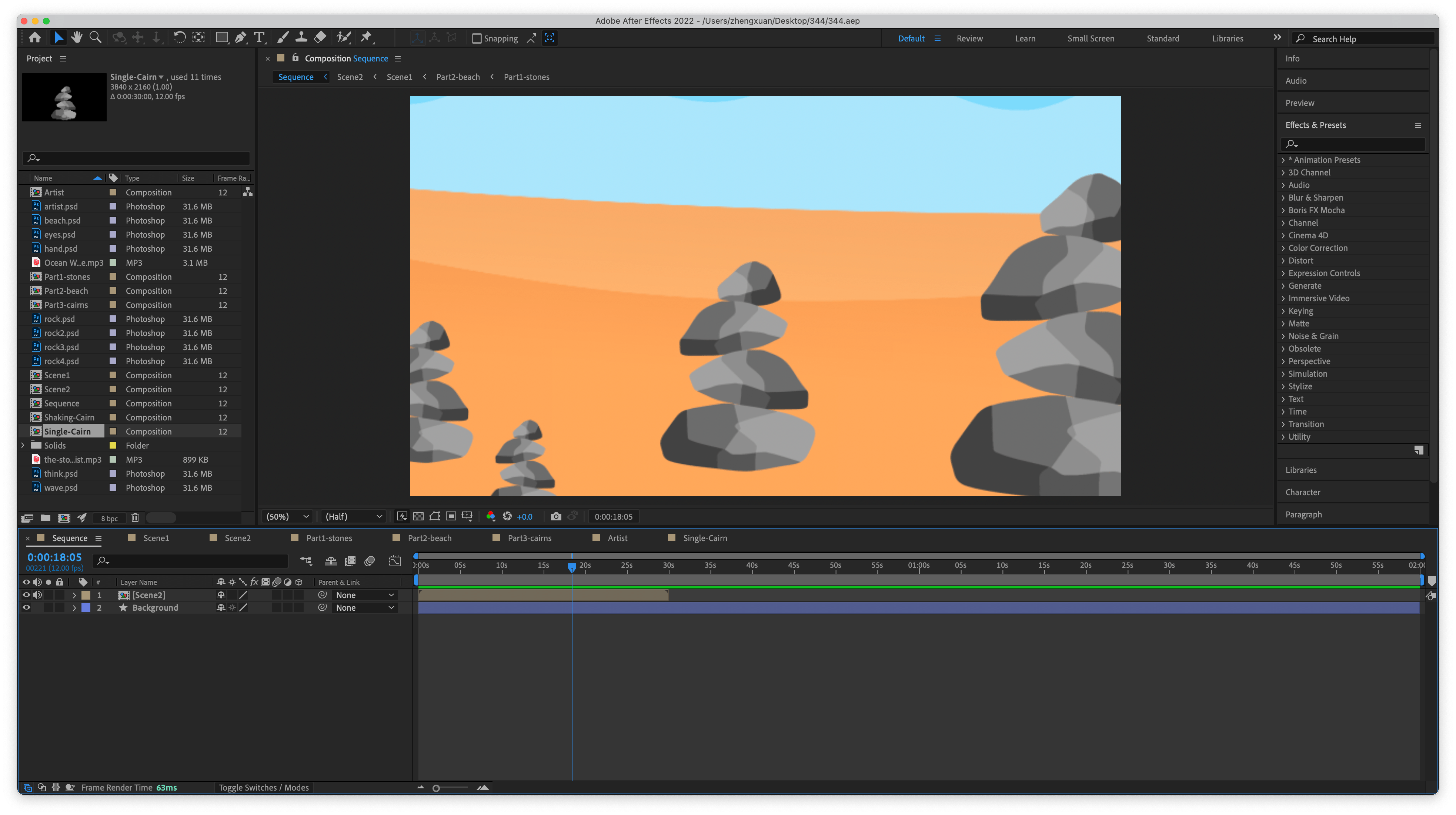 Project After Effects Screenshot