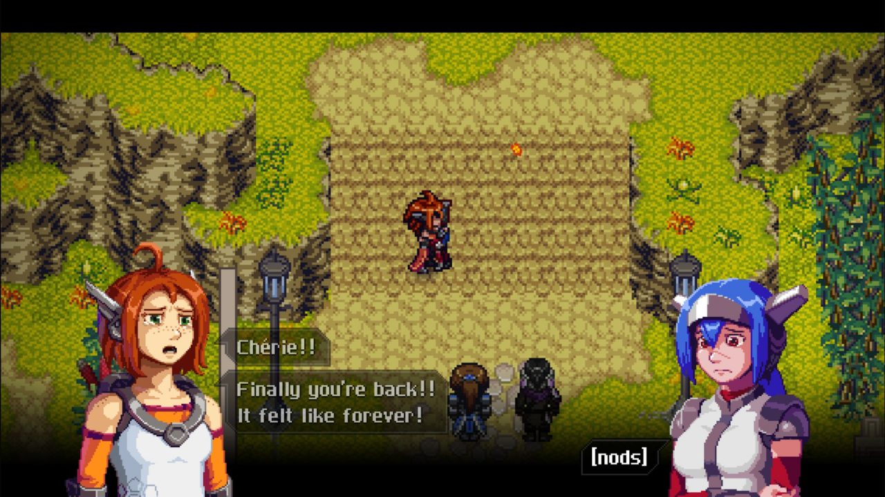 Pixel Style Dialogue Example